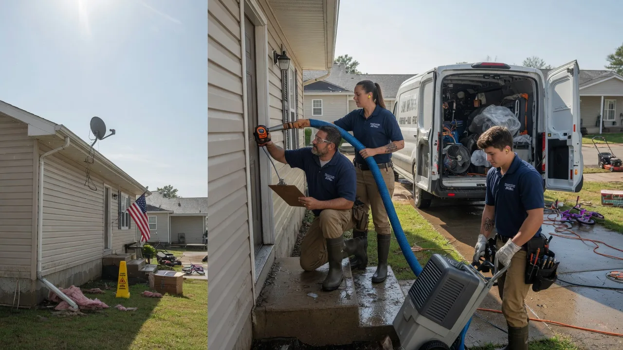 Ceiling Water Damage Restoration in Kane, IL near me
